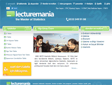 Tablet Screenshot of lecturemania.com